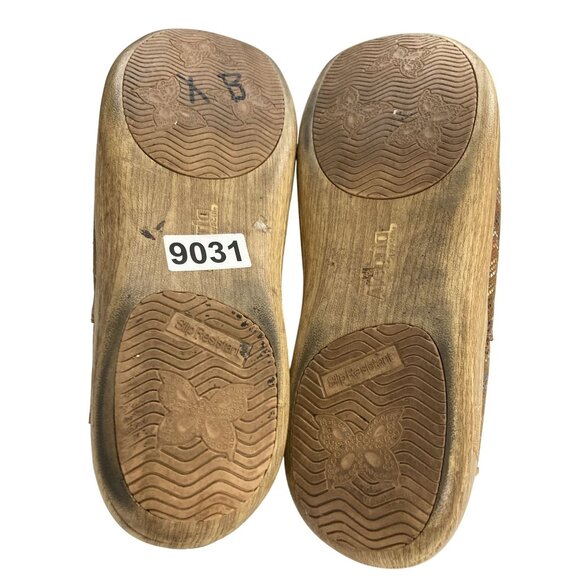 Alegria Keli kel-678 womens Size 44 (12.5-13) Zigzag Pattern Leather Shoes - Picture 7 of 8